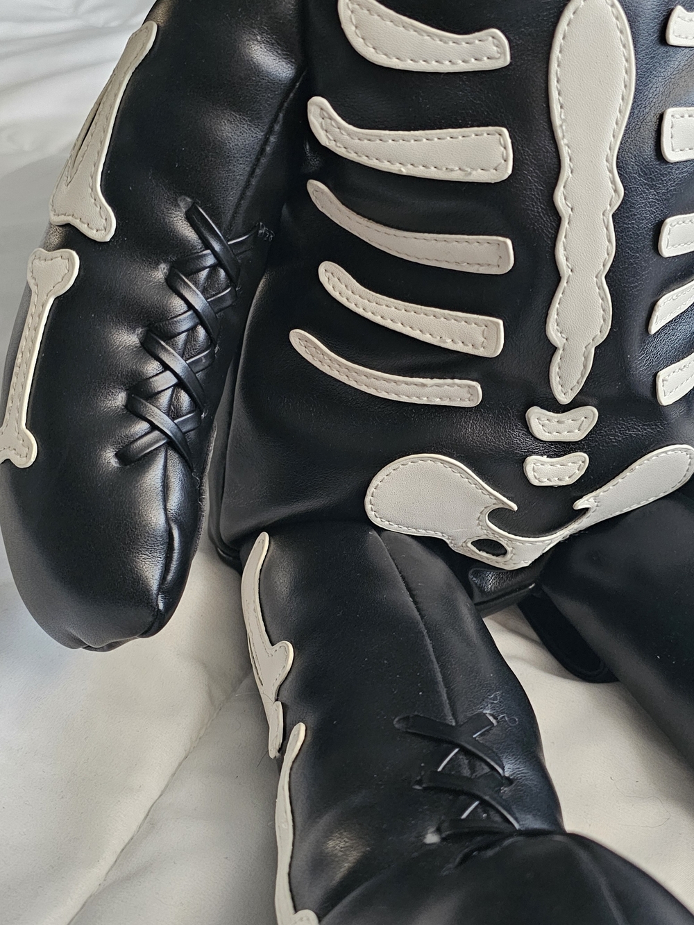 Current Mood Skelly bear Faux Leather Backpack - Picture 7 of 8